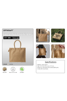 Offikraft Chestnut Jute Bag Offikraft Chestnut Jute Bag